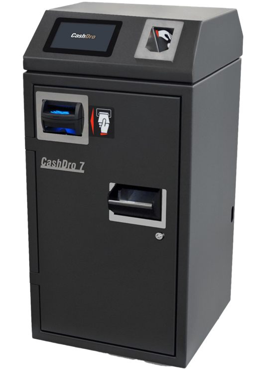 Monnayeur Cashdro 7, grande capacité.